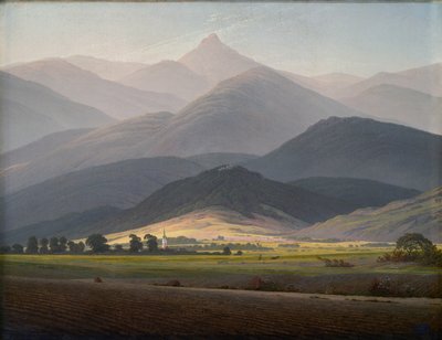 View from Warmbrunn to the Kleine Sturmhaube by Caspar David Friedrich